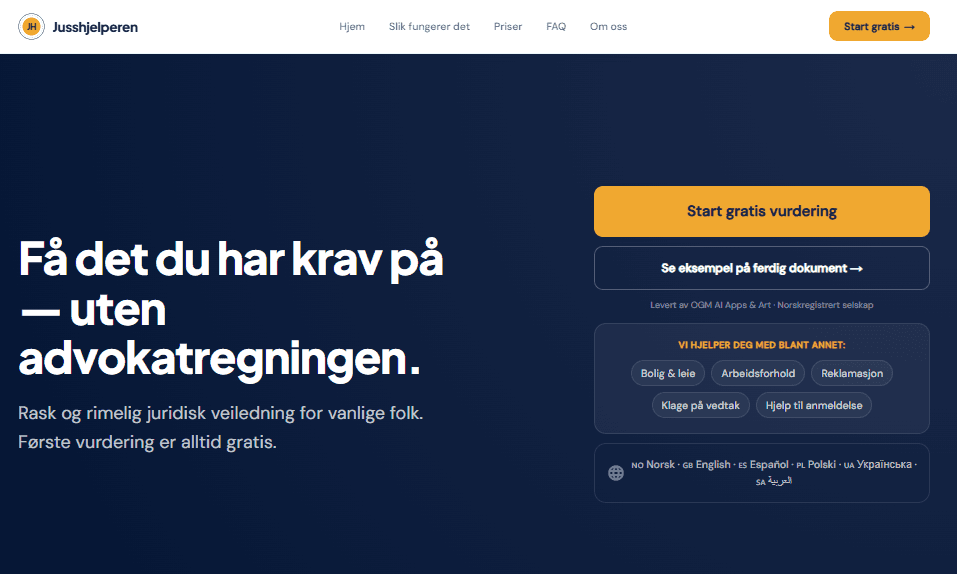Jusshjelperen.no